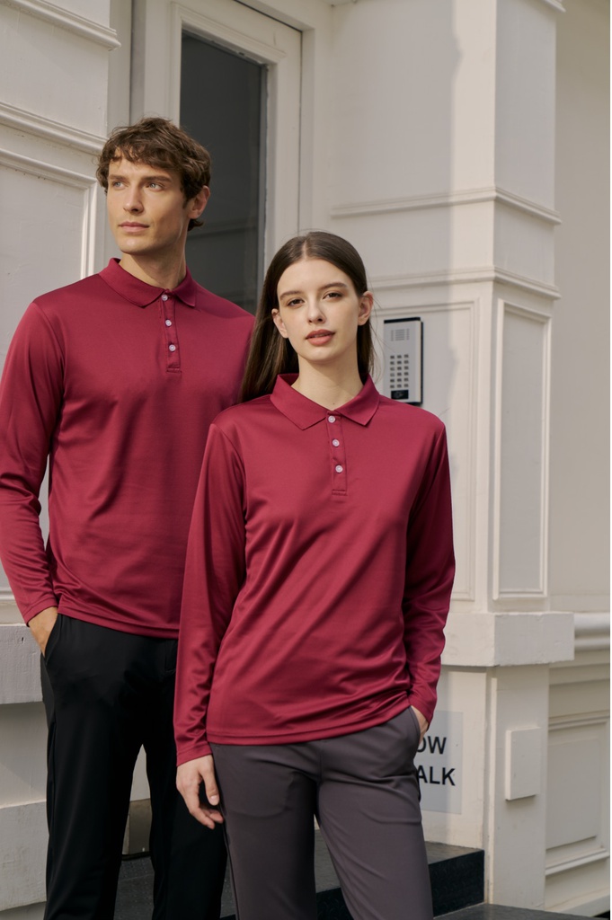 M24 - Regular Polo Microfiber Long Sleeve 160GSM